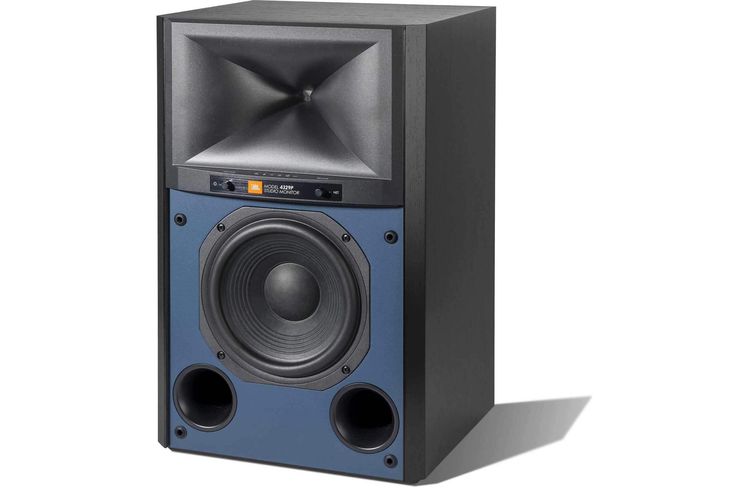 Monitores de estudio profesionales con sistema de altavoces de alta calidad  de sonido para amantes de la música en negro