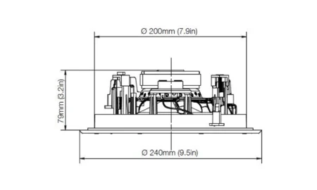 bowers & wilkins ccm362 Dimensiones Audio Planet Argentina SRL
