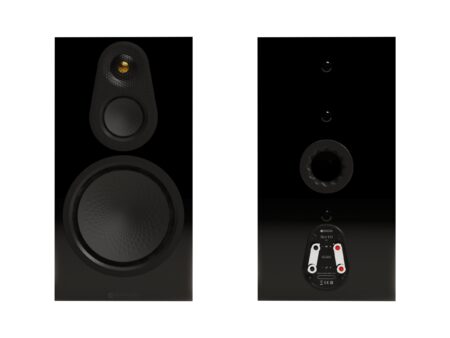 Monitor Audio Silver 100 8G vista frontal y panel trasero Monitor Audio Silver 100 8G vista frontal y panel trasero