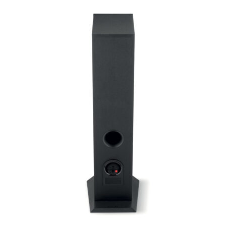 Focal Theva N°2 panel trasero con puerto reflex y bornes Focal Theva N°2 panel trasero con puerto reflex y bornes