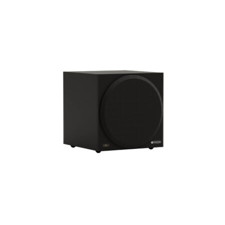 Monitor Audio Vestra W10 subwoofer activo vista tres cuartos