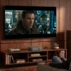 WiiM Amp Pro conectado al televisor en un sistema de cine en casa