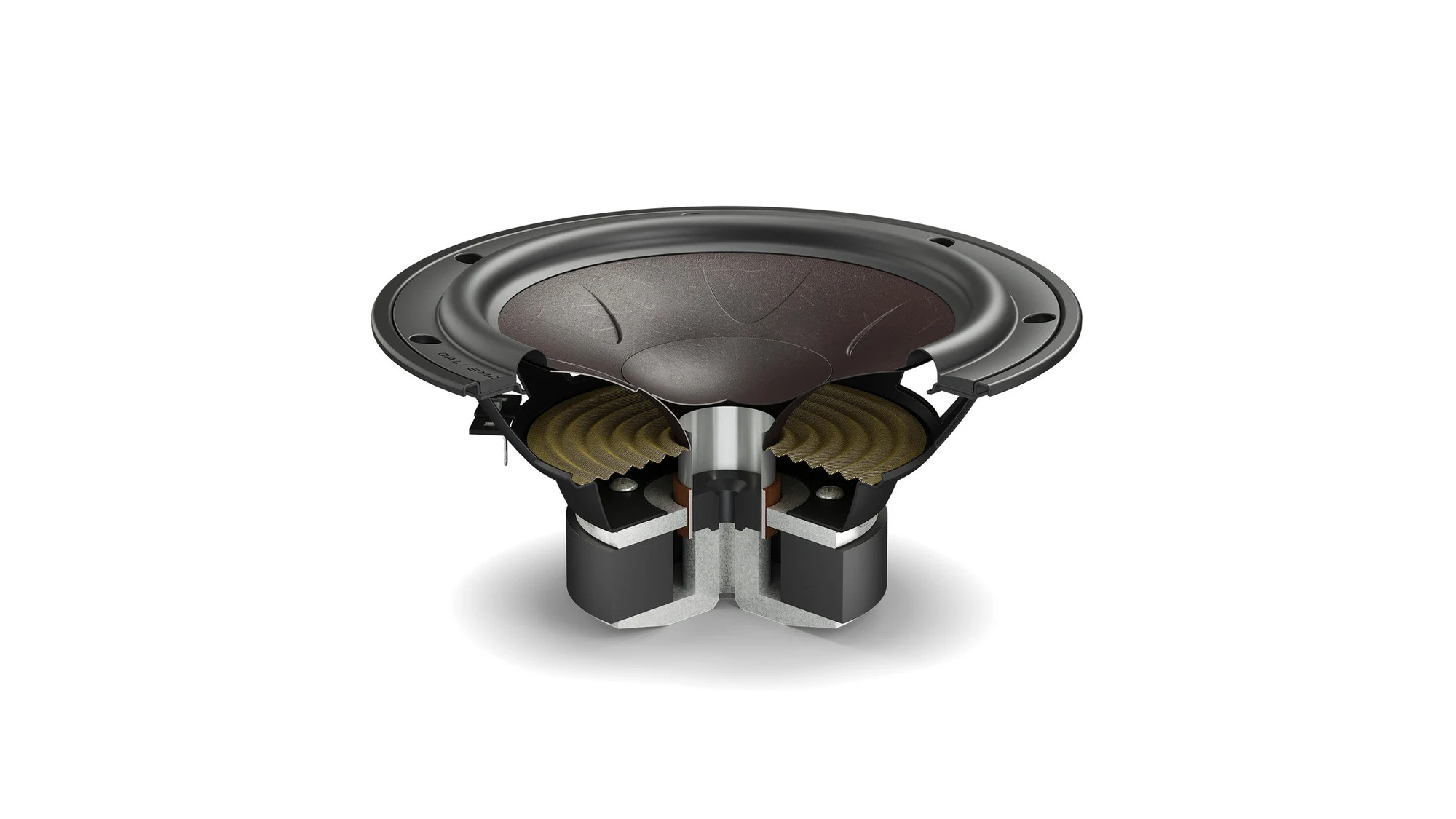 Corte del woofer Clarity Cone de 7 pulgadas con sistema magnético SMC del Dali Sonik 3