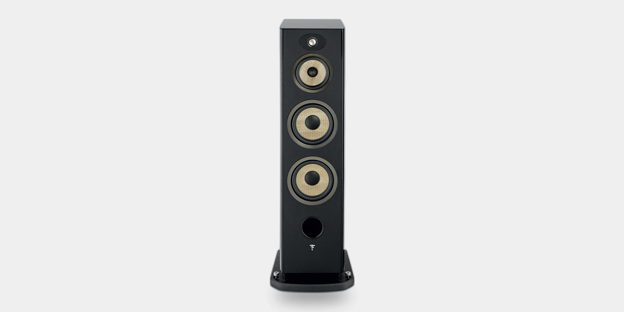 Focal Aria Evo X N4 de frente con dos woofers Flax de 21 cm, medio y tweeter TAM