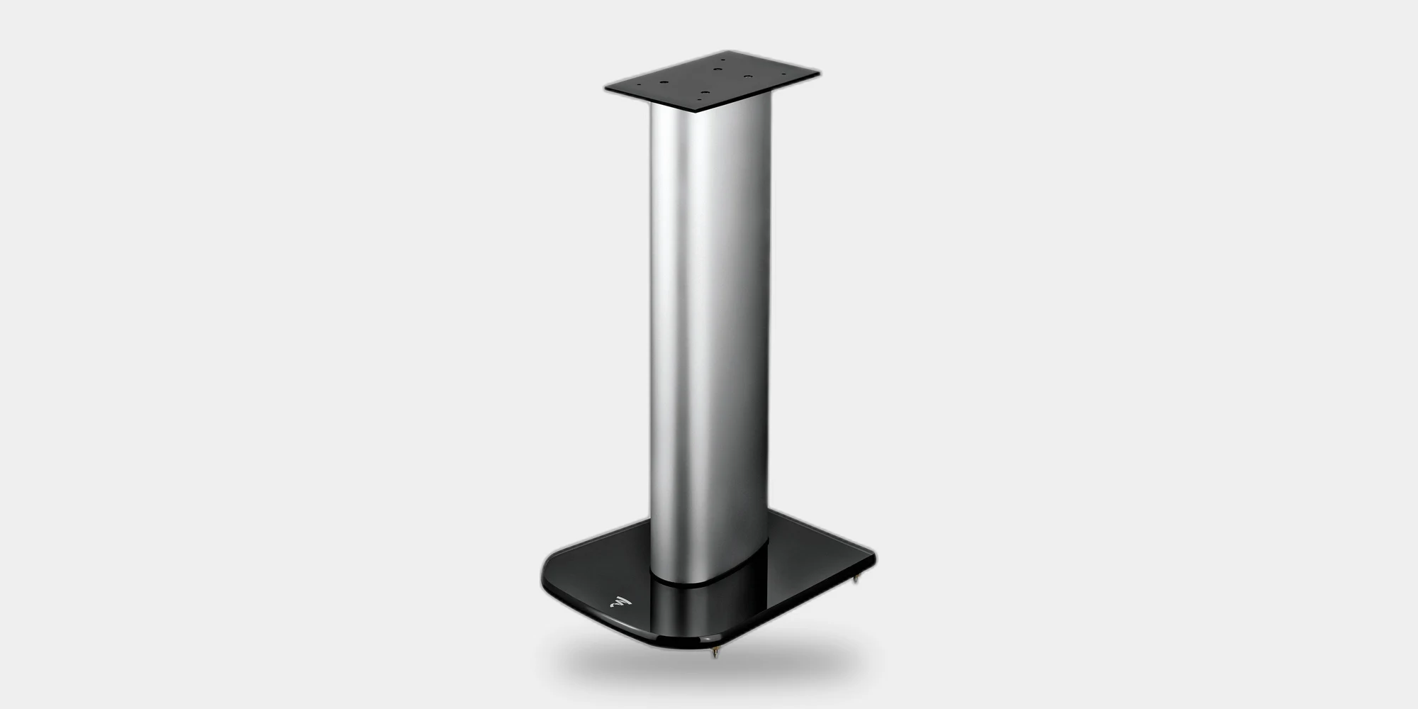 Stand Focal Aria S900 de aluminio con base de vidrio templado negro