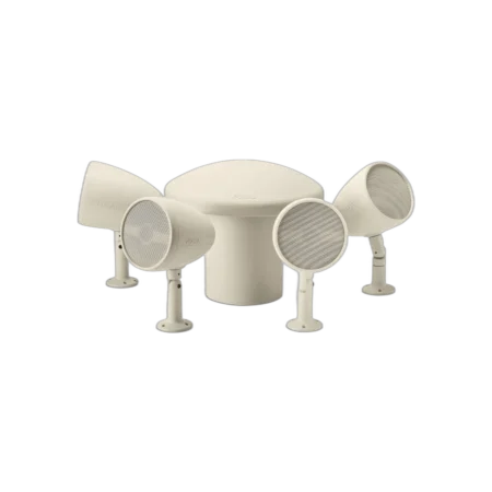 Sistema de exterior Focal Littora 200 Bundle 4.1 con cuatro satélites OD Sat 5 y subwoofer OD Sub 12 Sistema de exterior Focal Littora 200 Bundle 4.1 con cuatro satélites OD Sat 5 y subwoofer OD Sub 12