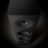 KEF Q11 Meta vista superior del driver Uni-Q y los woofers híbridos