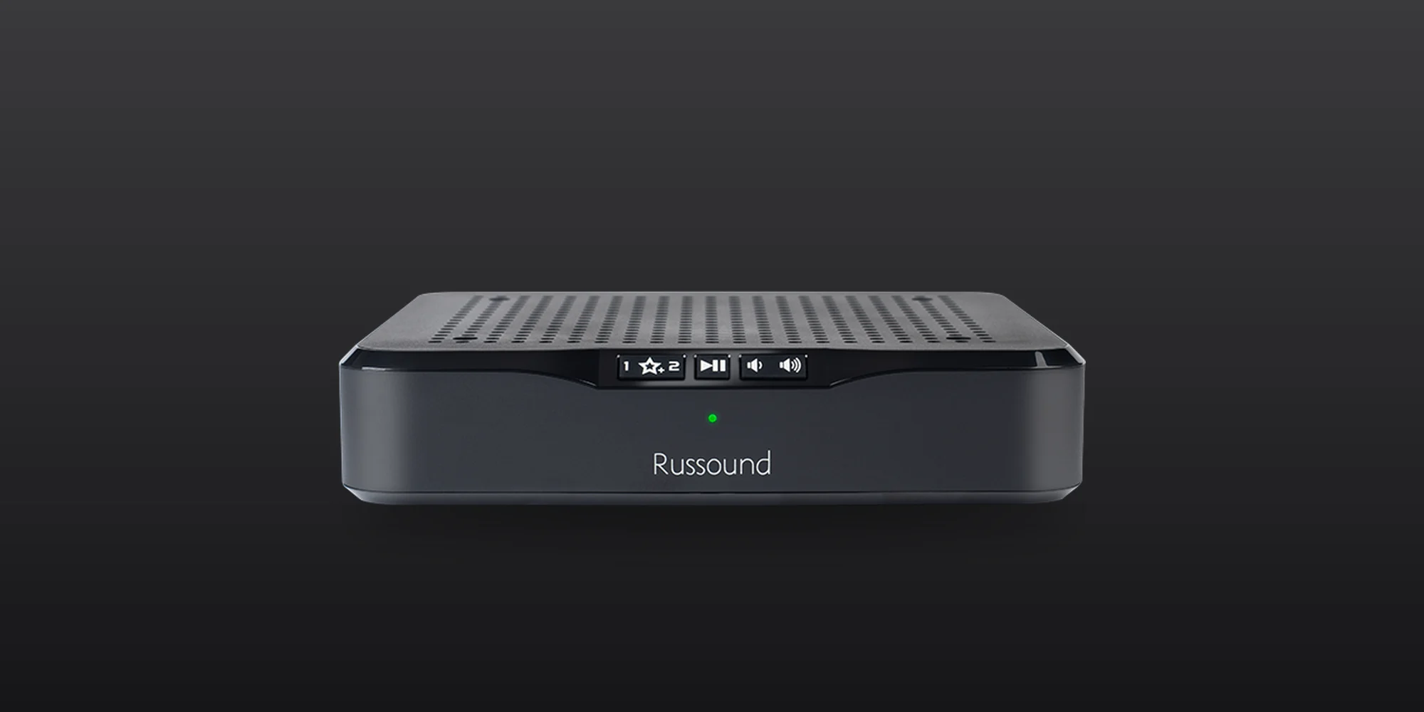 Amplificador con streaming Russound MBX-AMP vista frontal