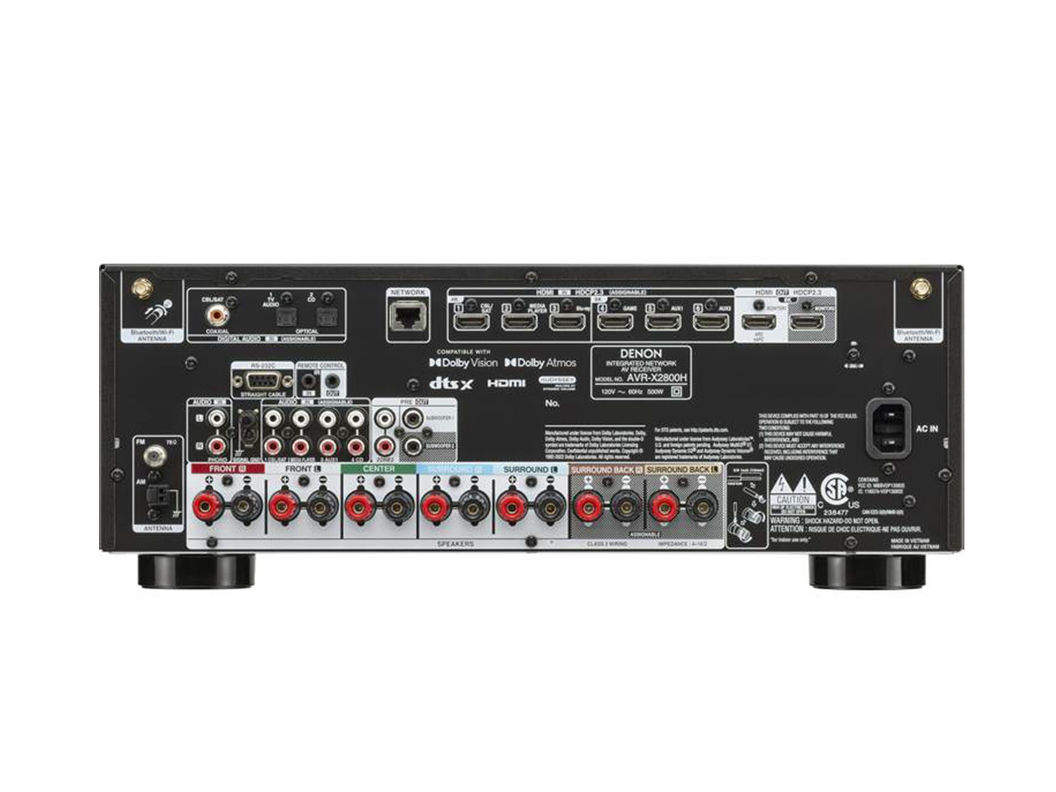 Denon AVR X2800 H Denon AVR X2800 H