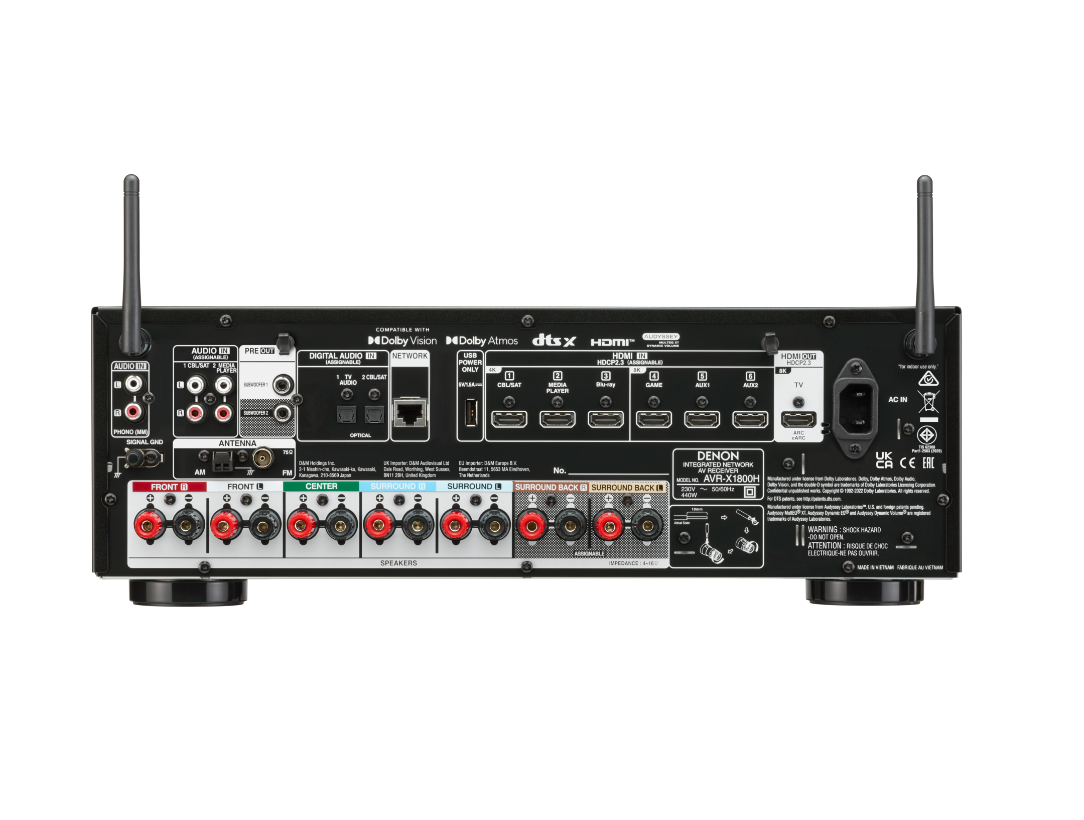Denon AVR X1800 H Denon AVR X1800H